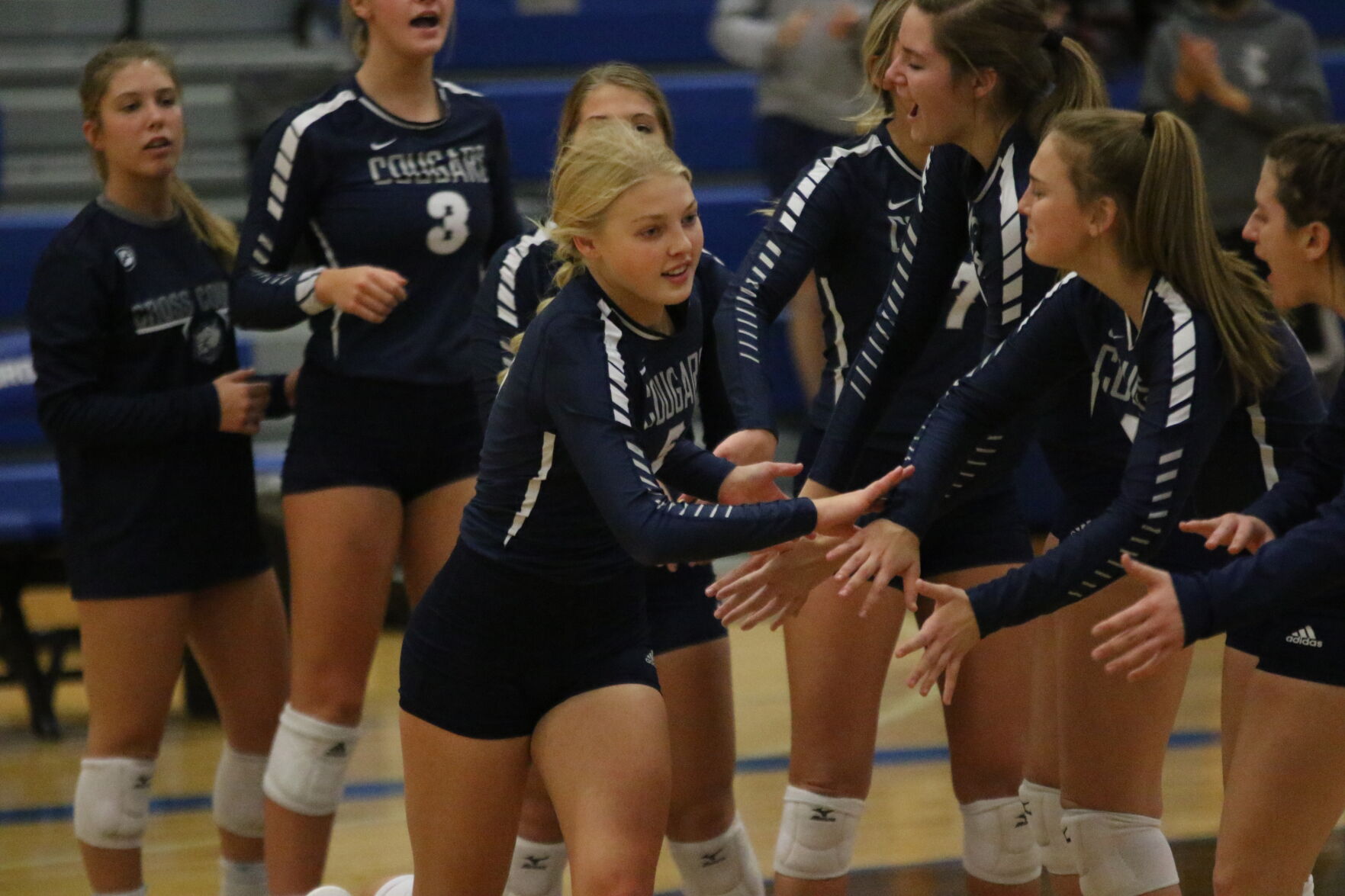 Cross County vs. Centennial volleyball, Oct. 27 2.JPG